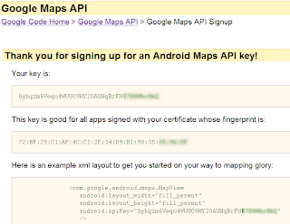 android google maps API